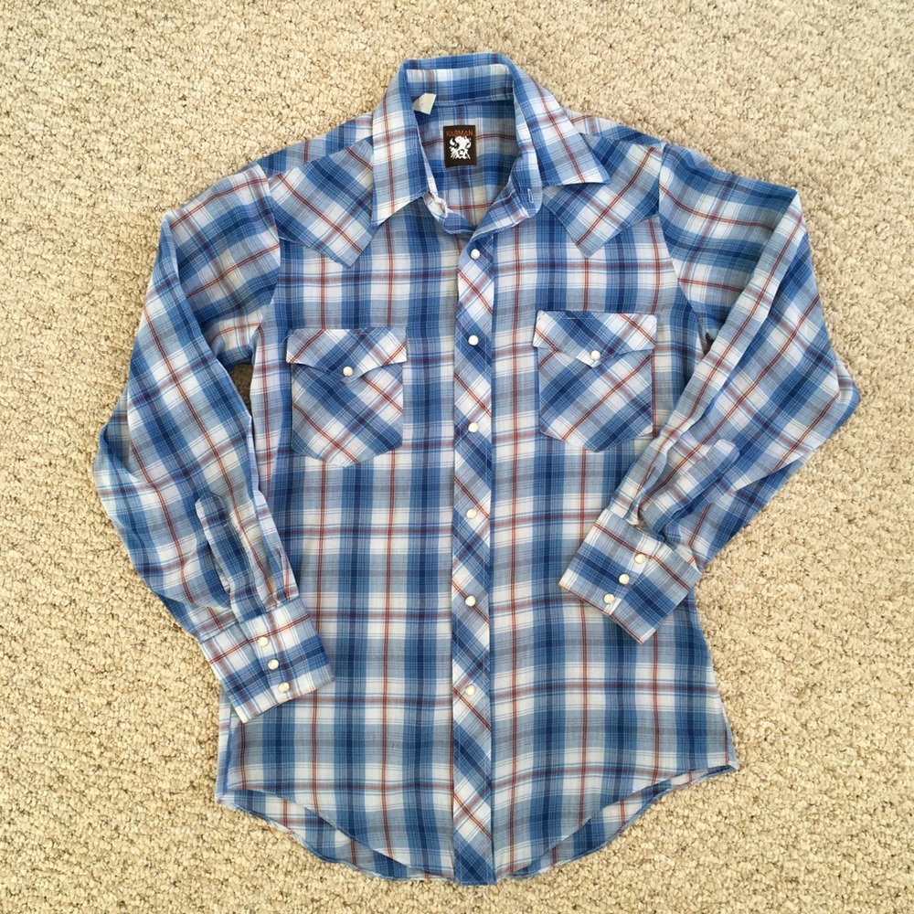 Karman Plaid Button Up Shirt